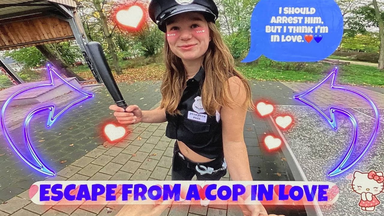 Девушка-полицейский влюбляется во время паркура ❤️‍🔥👮‍♀️ | Parkour POV
