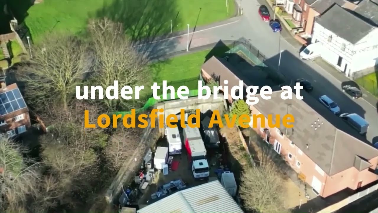 A fly through of the OA&GB Railway trackbed from Guide Bridge Station to Oldham Clegg Street Station
