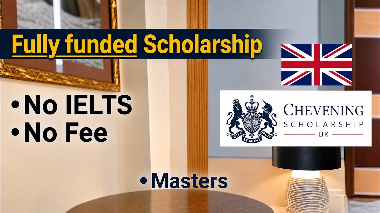 UK 🇬🇧 Fully Funded Chevening Scholarship 2027: No IELTS & No Application Fee