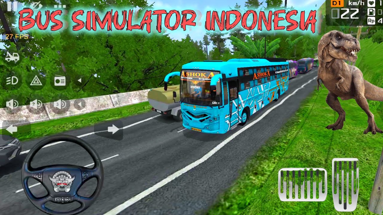 Ashoka Travels Bus simulator indonesia | Sajji Gamerz 
