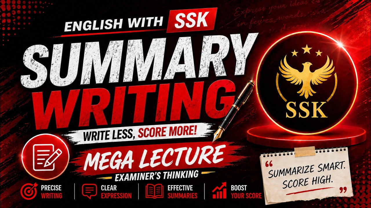 Summary Writing – Mega Lecture | Examiner’s Thinking | English 1123