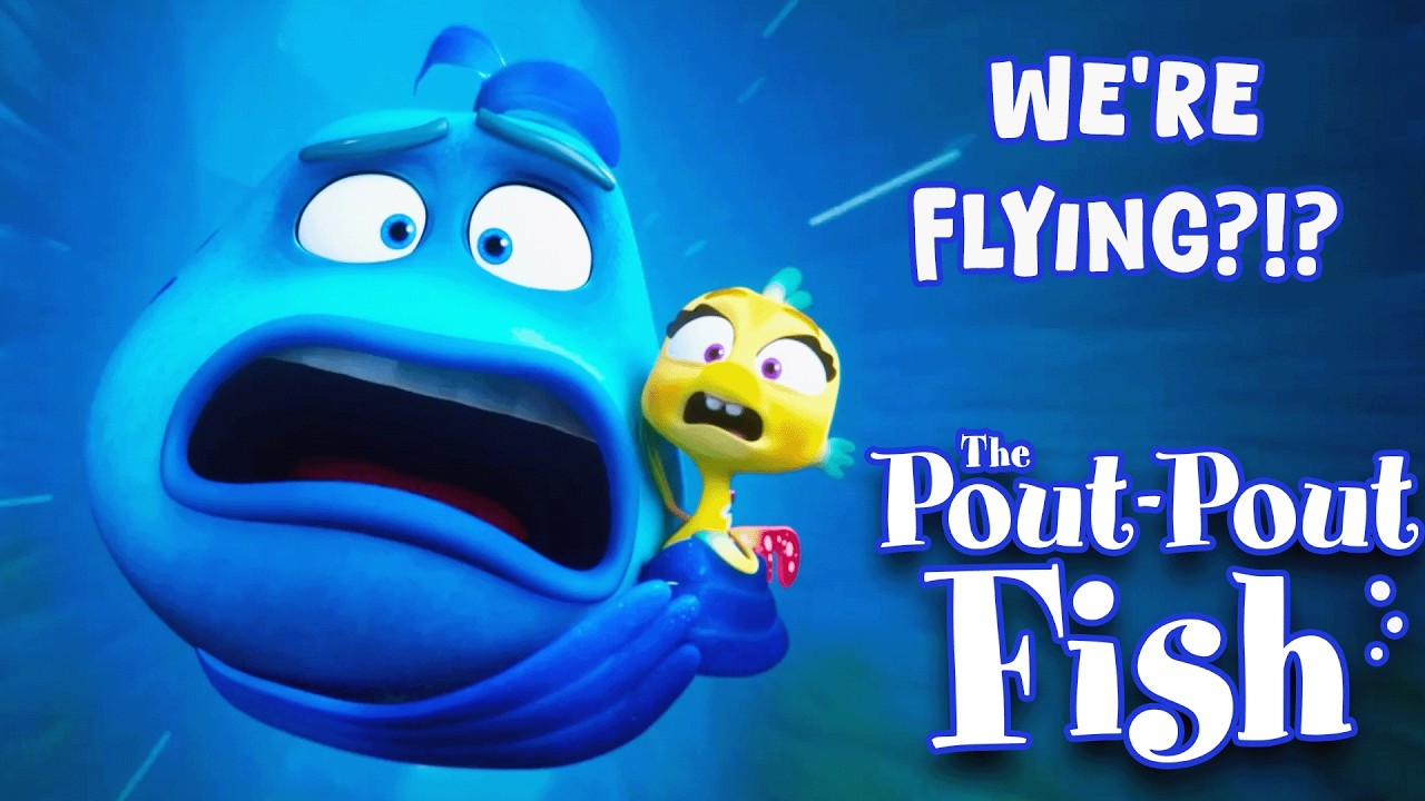 Mr. Fish & Pout Pout Fly Across the Ocean | The Pout Pout Fish Movie Extended Clip