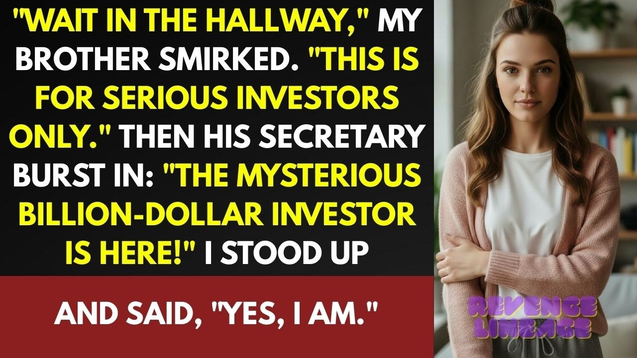 At The Family Business Meeting, They Made Me Wait Outside—Not Knowing I Was Their Biggest Investor