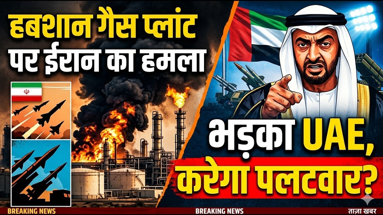 Iran Israel US War: ईरान ने Habshan Gas Field पर हमला कर UAE का भड़काया | करेगा पलटवार? Khamenei