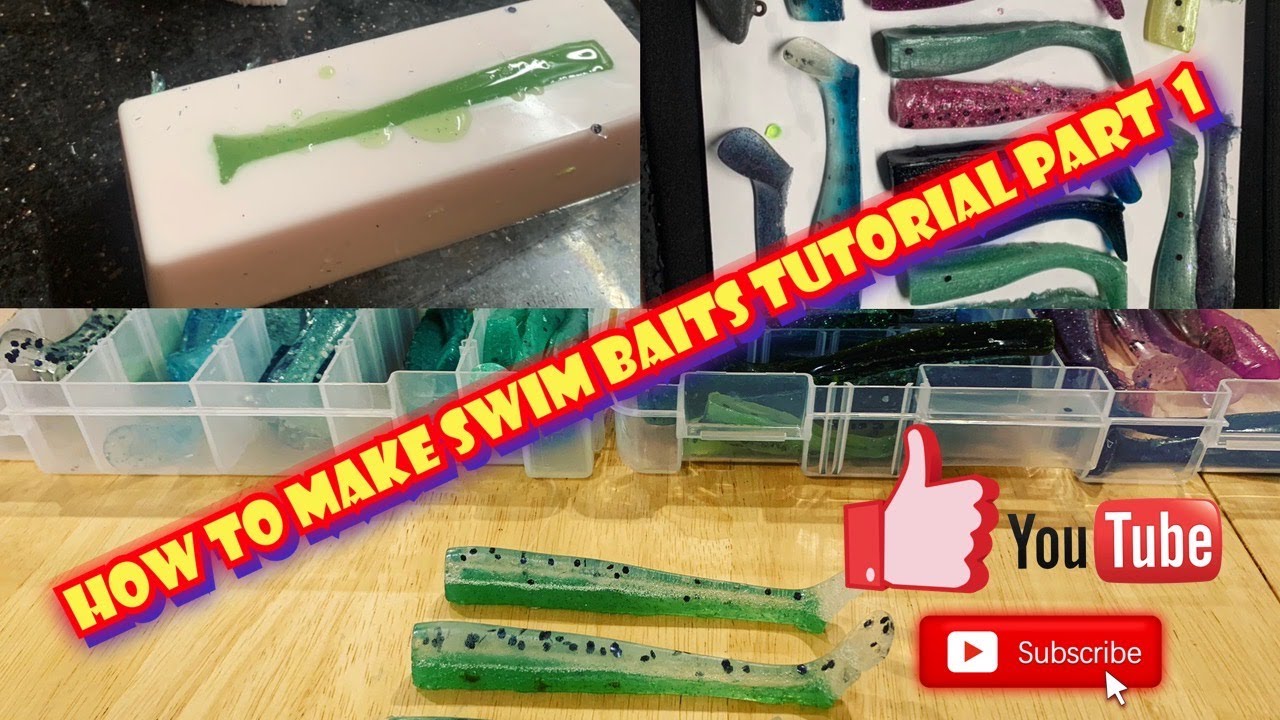 How To Make Soft Plastic Swim Baits- Part 1 Making The Mold