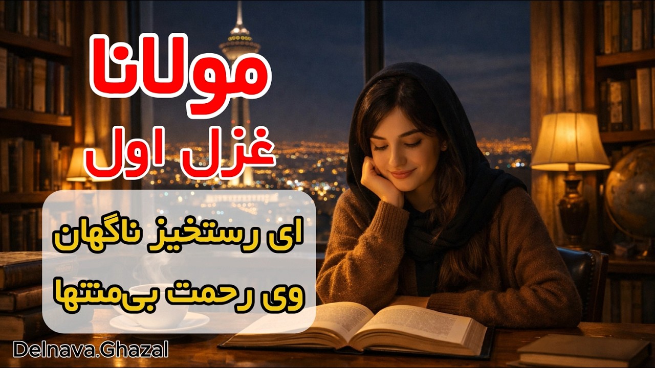مولانا | غزل اول «ای رستخیز ناگهان وی رحمت بی‌منتها»