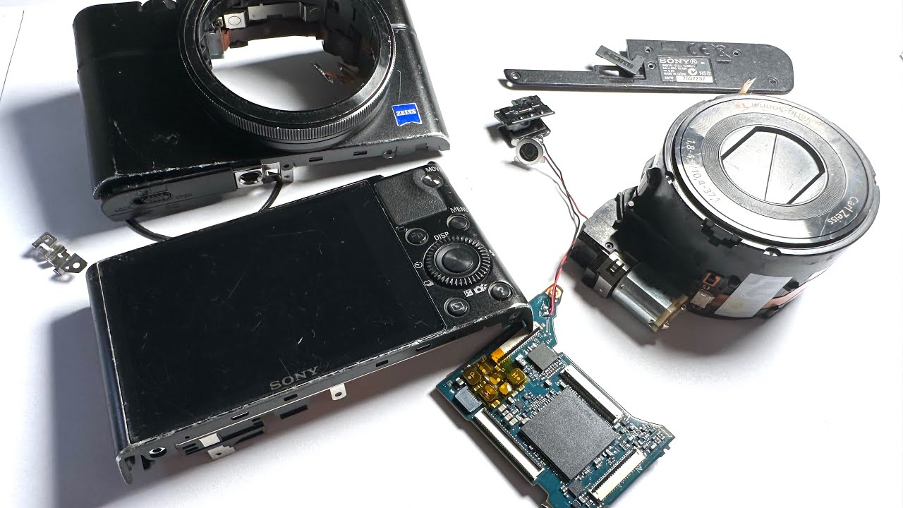 Repair of a drowned Sony RX100 digital camera