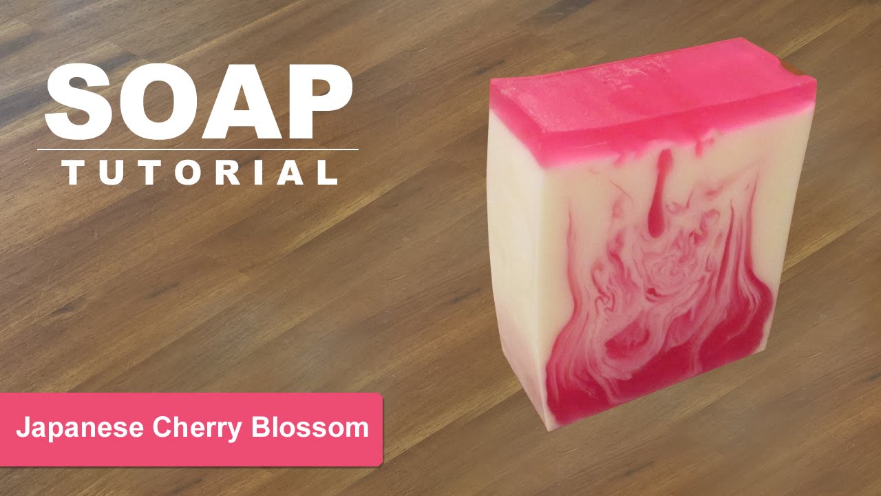 Japanese Cherry Blossom, Melt and Pour Soap Tutorial