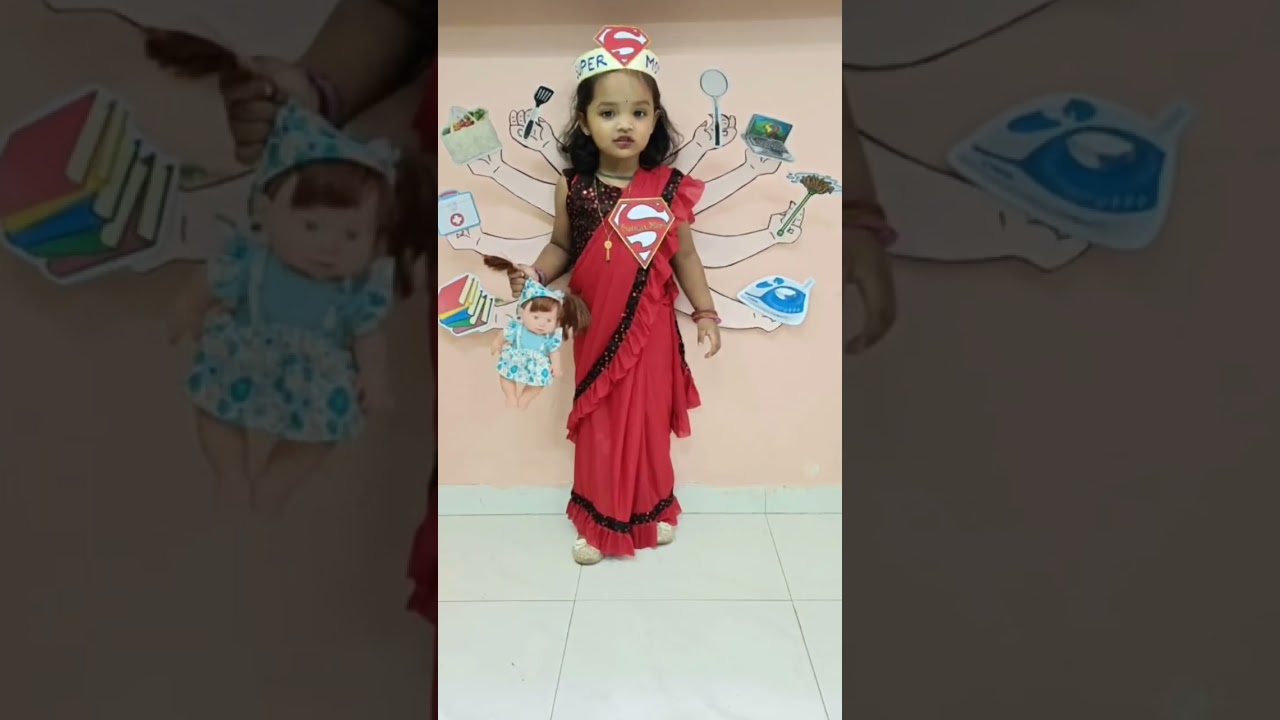 1st prize at Fancy dress competition #supermom #fancydress #fancydressideas #ideas #baby #babygirl