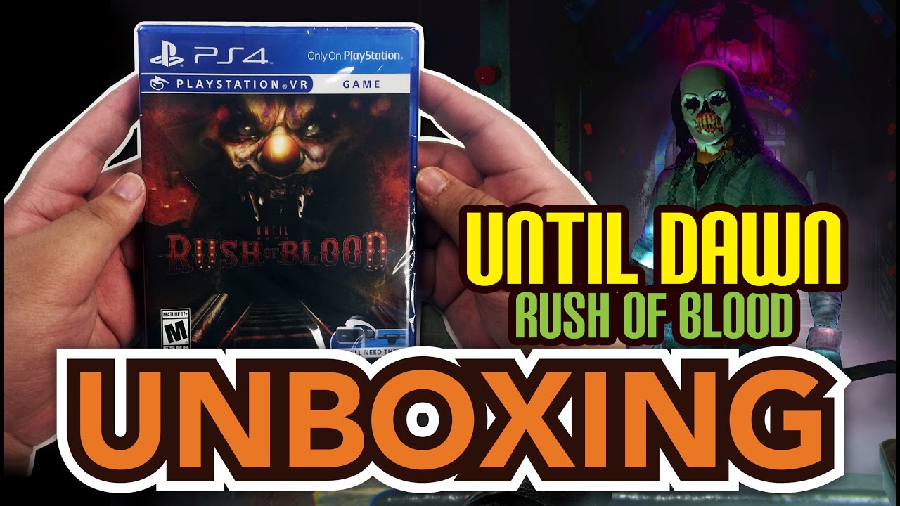 Until Dawn Rush of Blood (PS VR) Unboxing !!