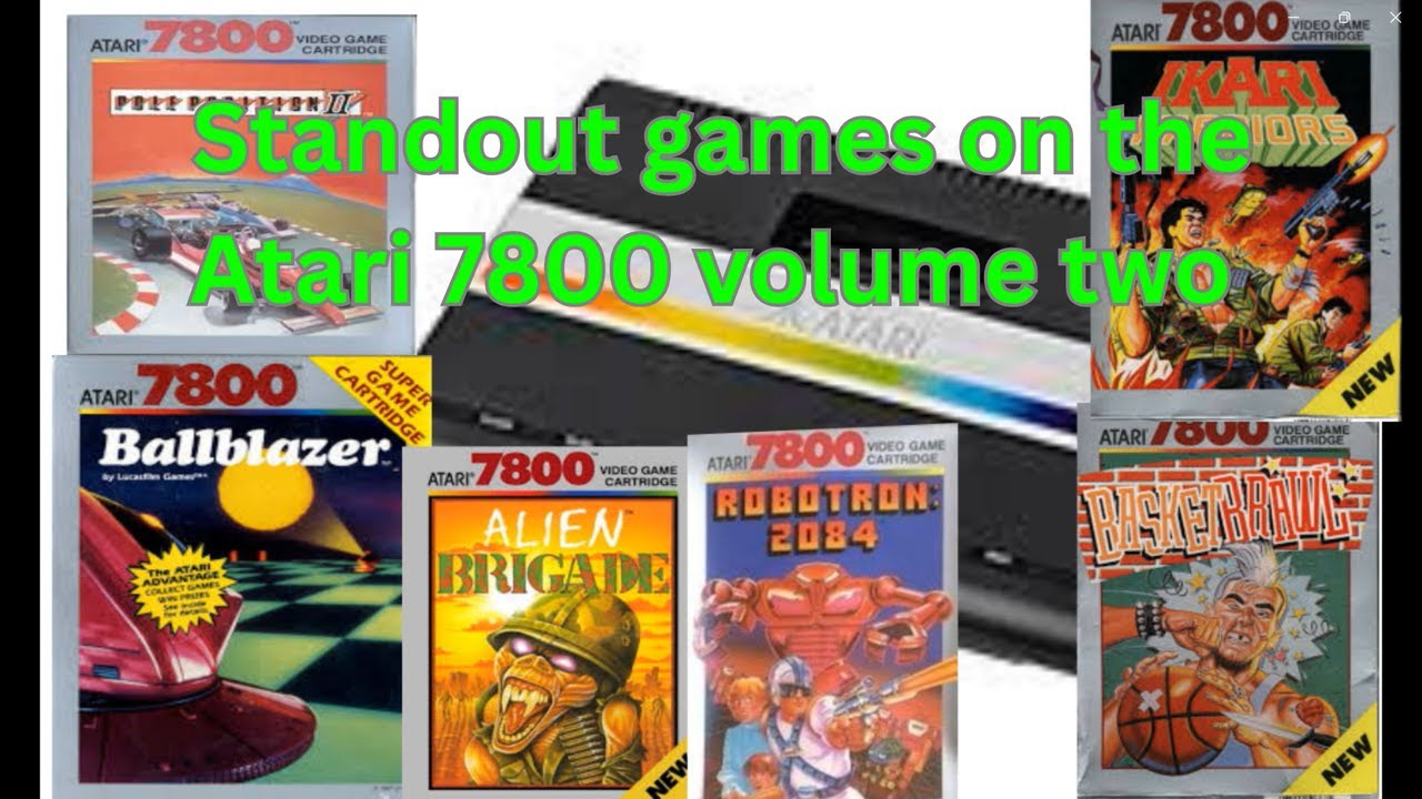 Stand out games on the Atari 7800 volume 2