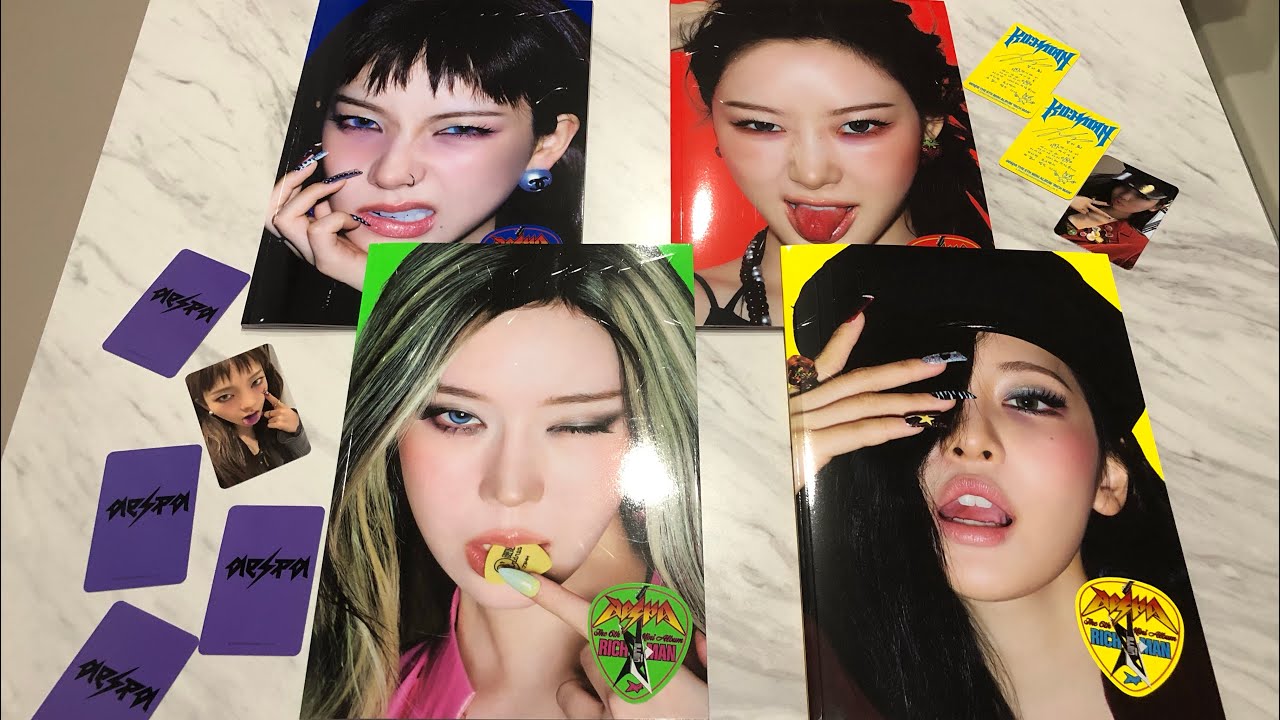 [에스파] aespa 6th mini album Rich Man unboxing 6 리치맨 언박싱