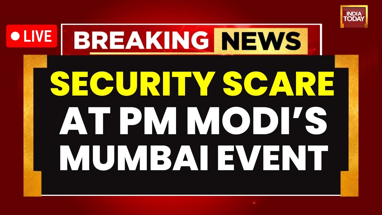 LIVE: Major Security Scare During PM Modi's Mumbai Event|Fake PMO Official With Armed Guard Detained
