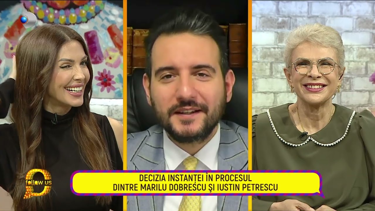 Follow us! - Decizia instantei in procesul dintre Marilu Dobrescu si Iustin Petrescu!