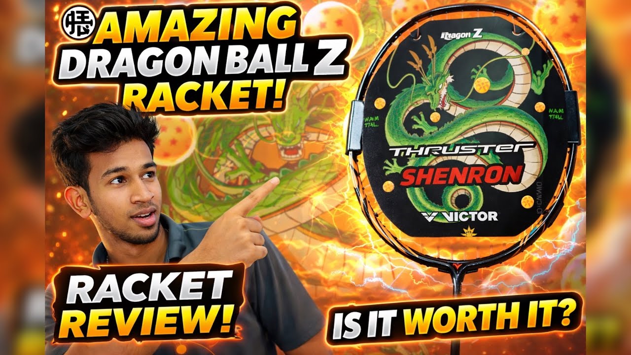 Best badminton racket for intermediate players | Victor Thruster Shenton Dragon Ball Edition #dragon