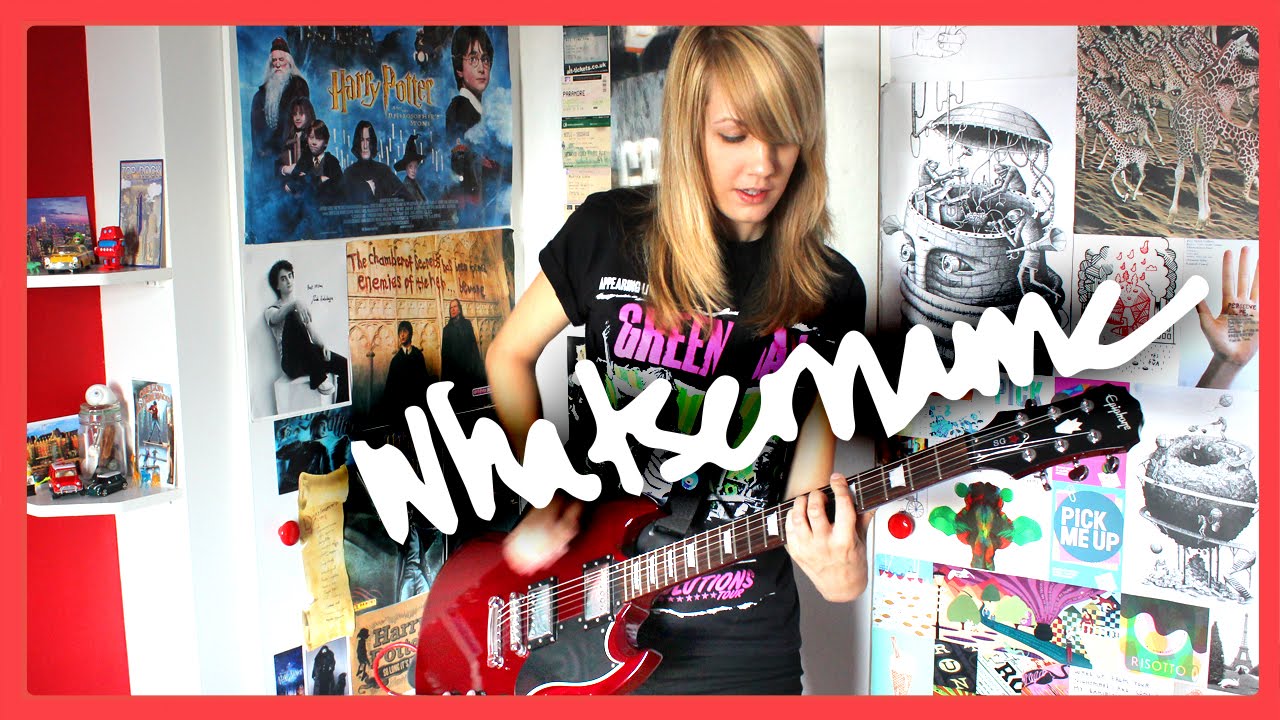 ☆ GREEN DAY - WHATSERNAME - GUITAR COVER BY CHLOE ☆