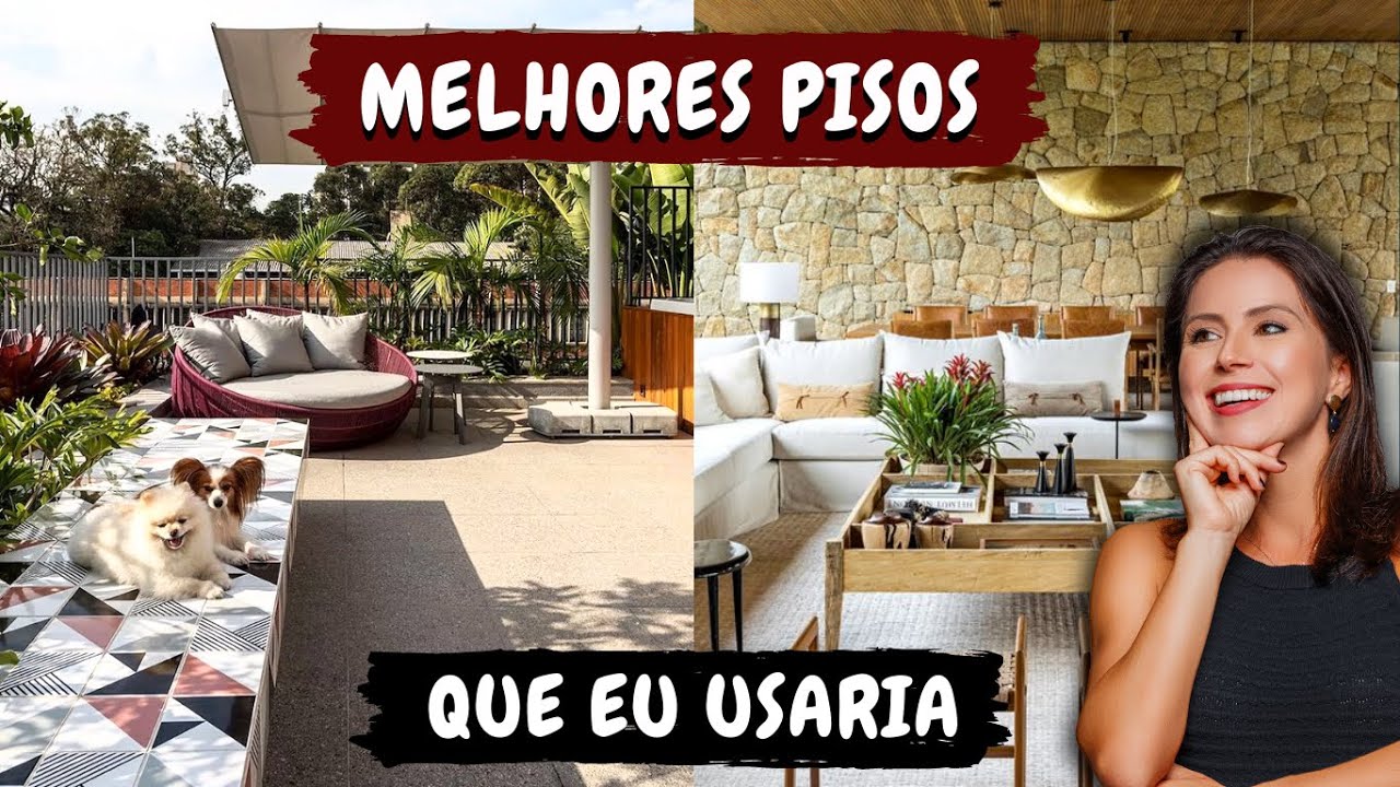 10 MELHORES PISOS E REVESTIMENTOS QUE EU USARIA NA MINHA CASA  - PARTE 2