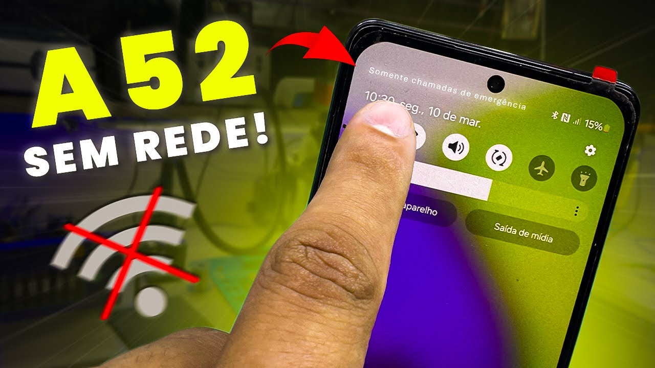 Galaxy A52 Sem Sinal de Chip! (Reparo Avan&ccedil;ado)