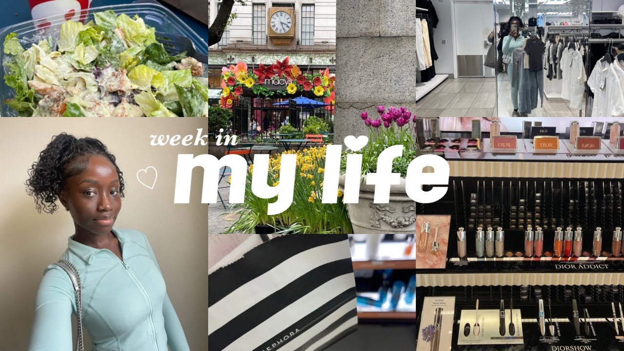 weekly vlog! ♡ busy studying days + selfcare + shopping