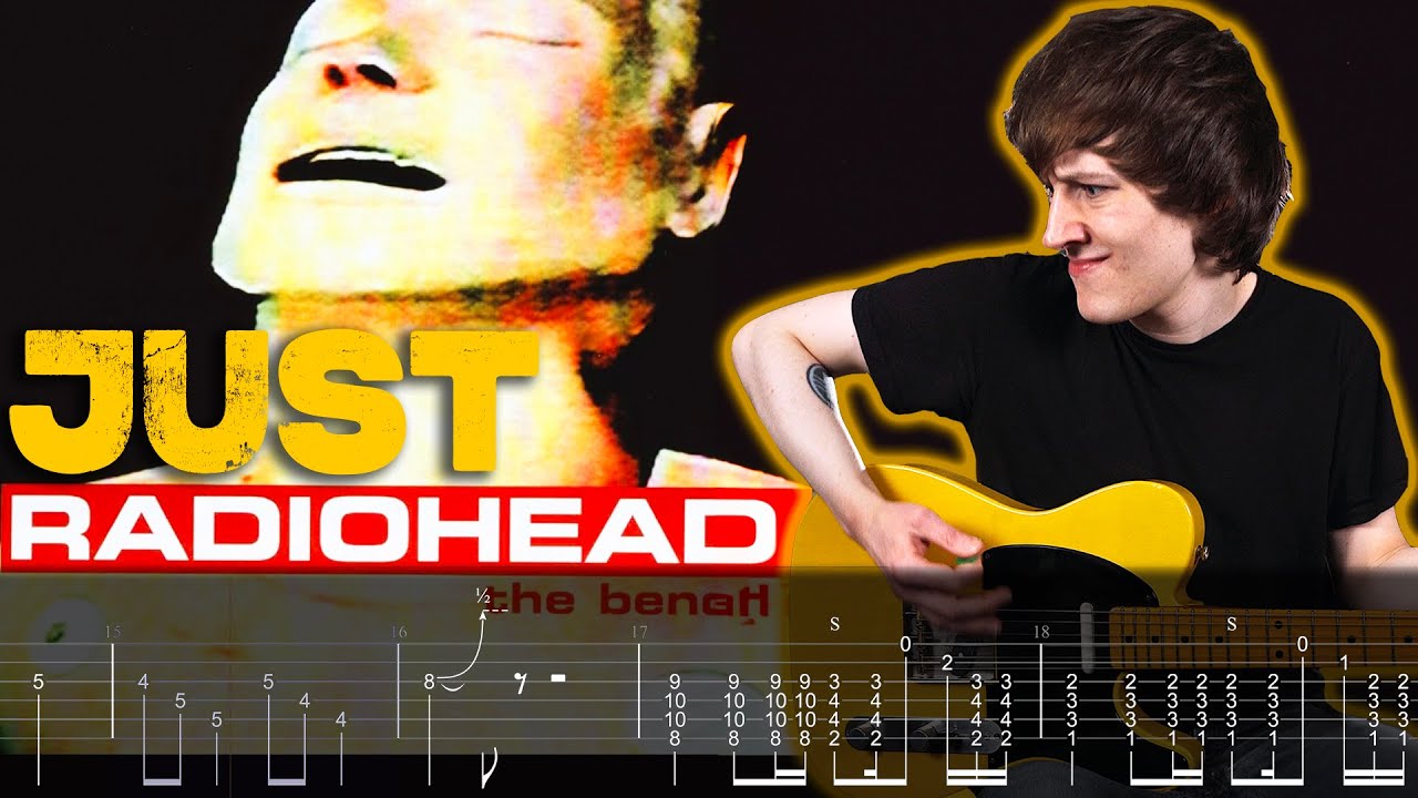 Radiohead - Just (Guitar Lesson with TAB) Cover