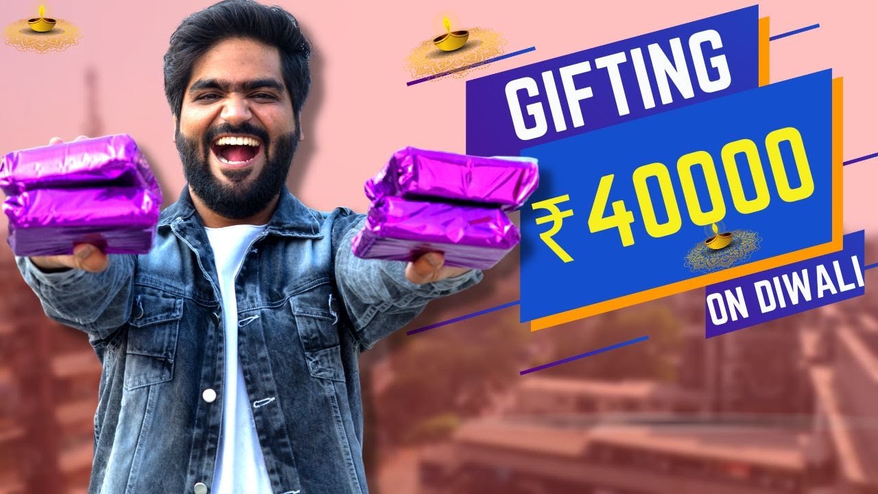 Gifting ₹40000 To Random People On Diwali | Rohit Sadhwani