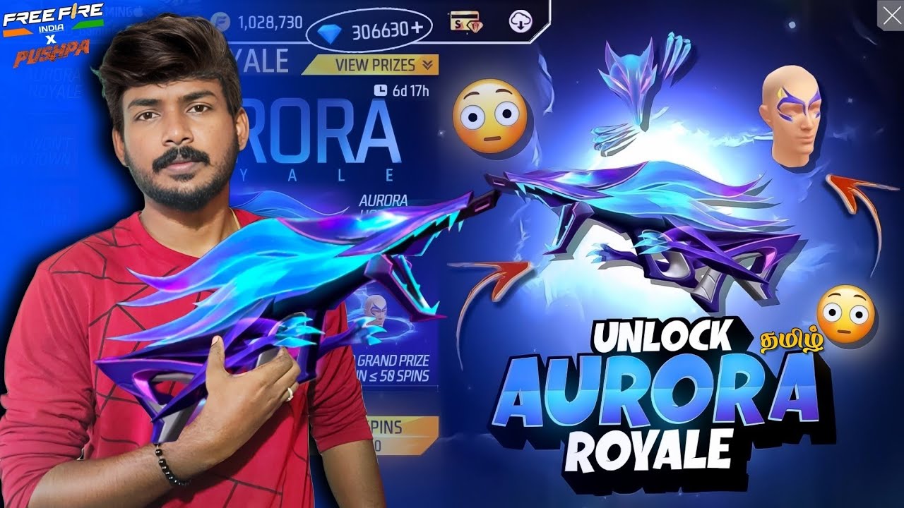 I GOT AURORA AUG SKIN💩 PUSHPA BUNDLE🤡 EVO VAULT😭 ELLAM POCHI EMATHITA GARENA || FREE FIRE MAX TAMIL