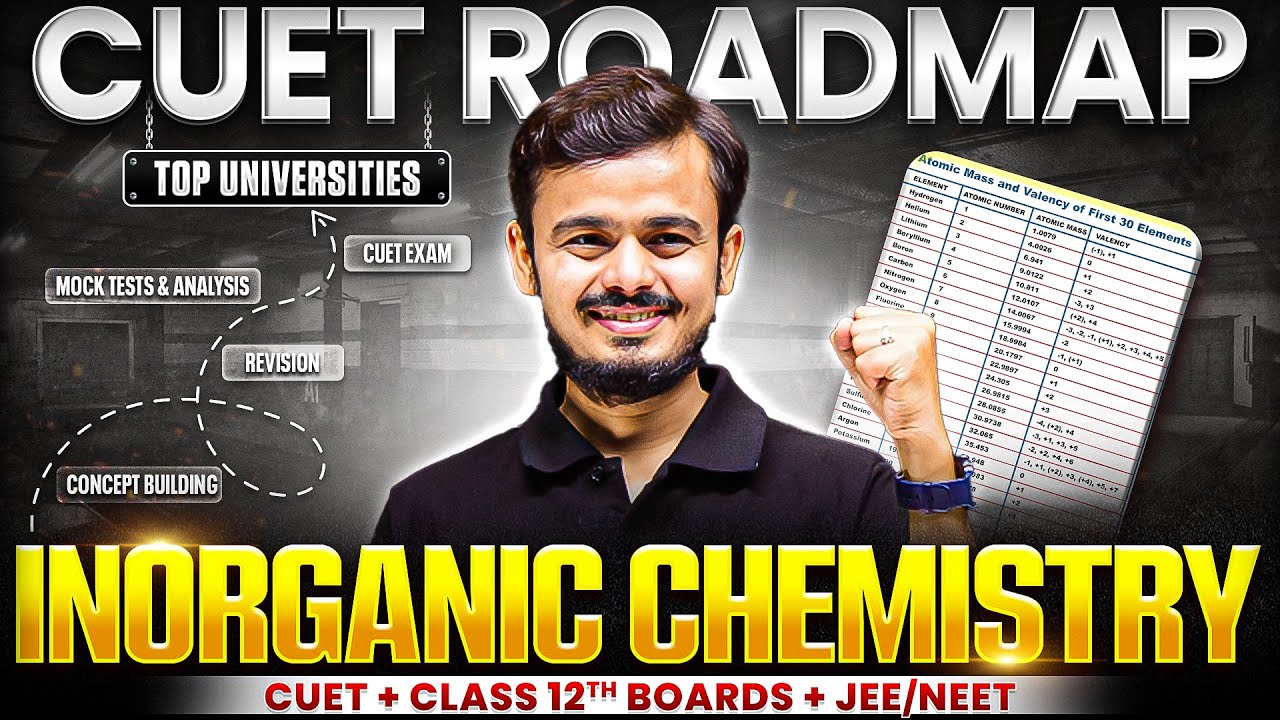 CUET 2026 COMPLETE ROADMAP 🔥 | CHEMISTRY 100 PERCENTILE STRATEGY 💯| DU, BHU, JMI, JNU, AMU ✅