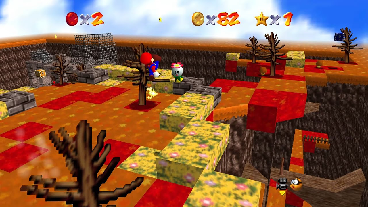 Golden Fall by N0tg0ose - Mario Builder 64