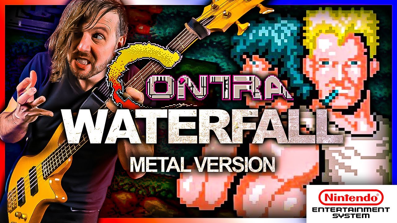 Contra - Waterfall - goes harder 🎵 Metal Version