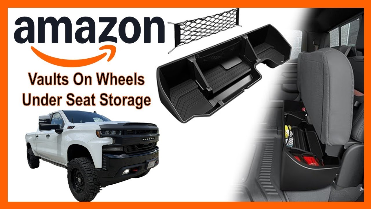 Under Seat Storage for the 2019-2026 Silverado/Sierra from VaultsOnWheels