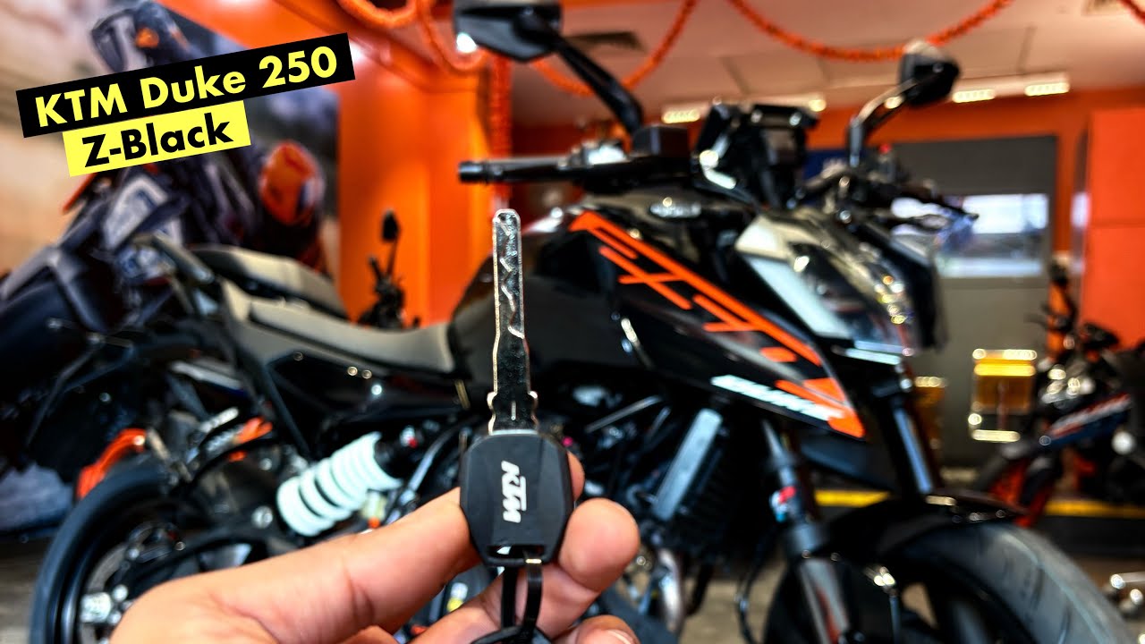 All New 2024 KTM Duke 250 Z Black Colour: Killer Looks - On Road Price ? Exhaust Sound !!