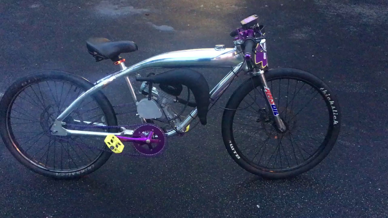 Breaking in my Zeda 50mm OZ Reed motorized bicycle