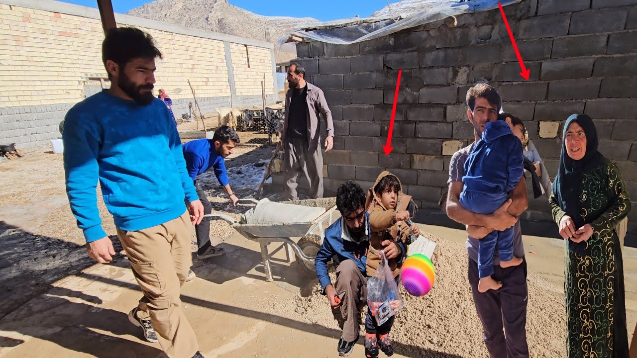 The daily life of Zahra's nomadic family, from washing carpets to caring for goats
