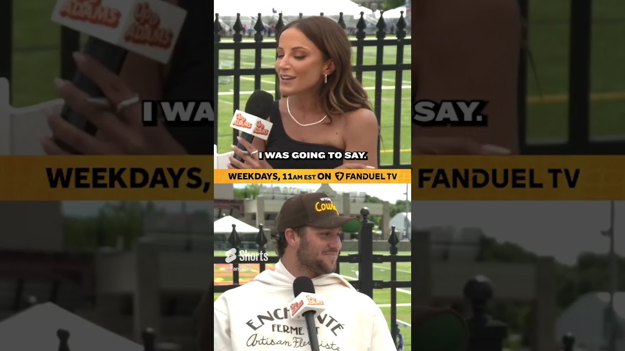 Kay Adams Asks Bill QB Josh Allen on His Love Life 💓 | Up and Adams Training Camp Throwback