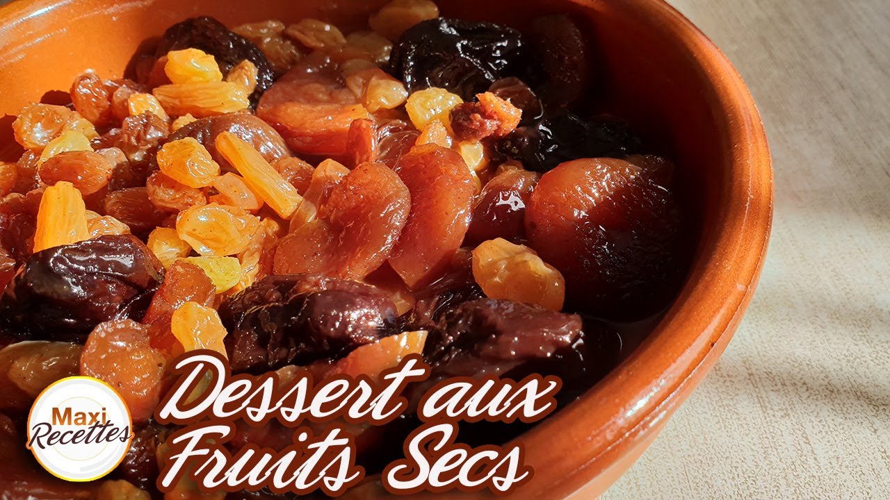 Dessert aux Fruits Secs et Fruits Frais - Recette Facile et Rapide
