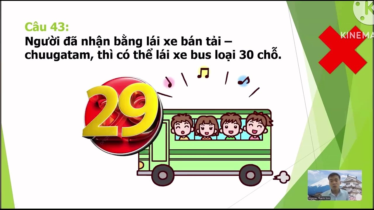 Đề thi Honmen số 5 - L&yacute; thuyết bằng l&aacute;i xe &ocirc; t&ocirc;, bằng l&aacute;i xe m&aacute;y 125cc