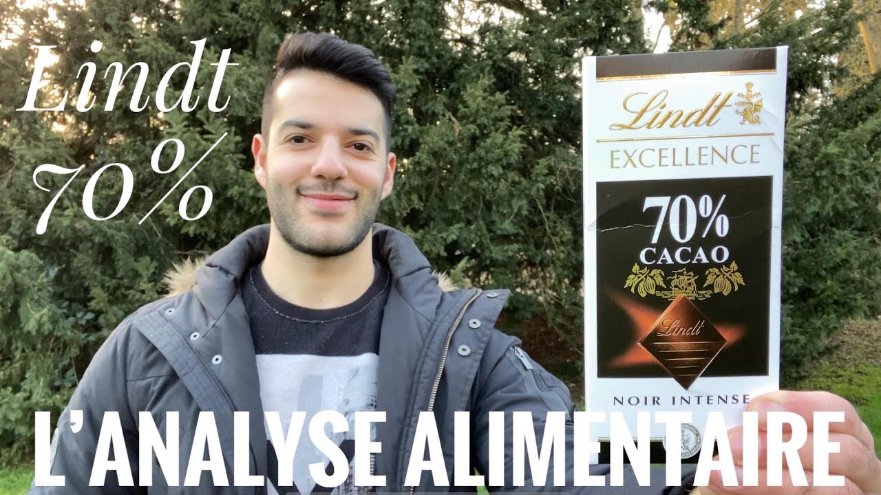 CHOCOLAT NOIR LINDT 70% - L&rsquo;ANALYSE ALIMENTAIRE