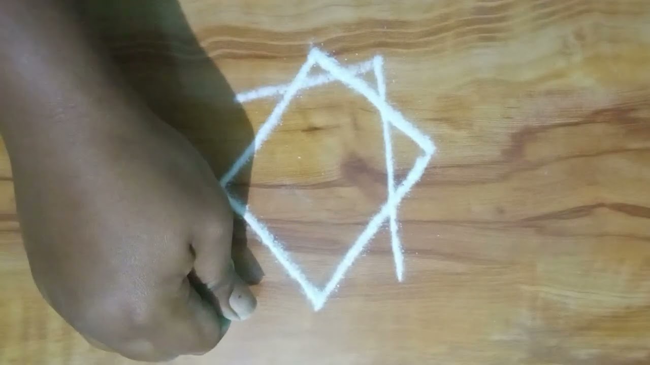 देवघरा समोर काढण्यासाठी पाच दिवसाच्या पाच सुंदर आणि सोप्या रांगोळी 