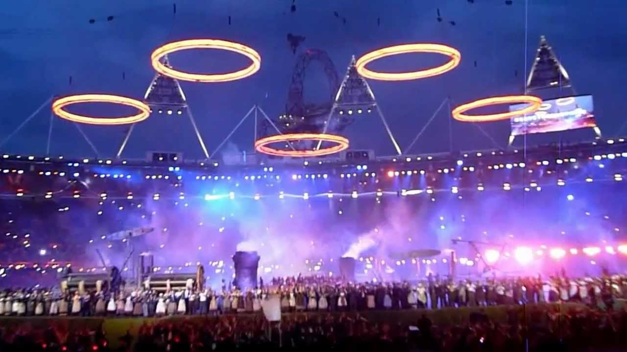 London Olympics 2012 Opening Ceremony rehearsal - PANDEMONIUM