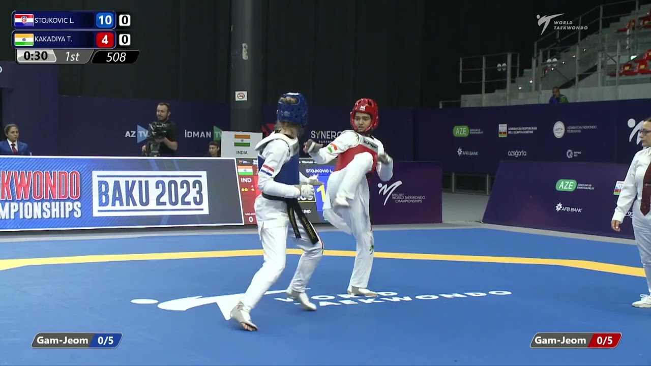 508 R32 Women  46kg CRO STOJKOVIC L  IND KAKADIYA T