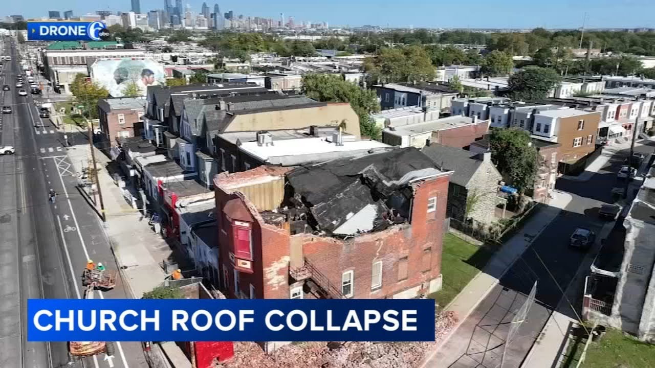 Church collapses, displacing residents and congregation