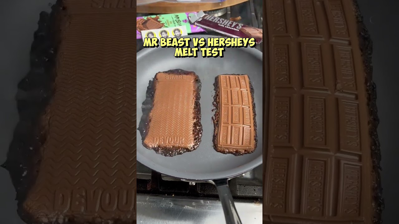 @MrBeast bar vs hersheys chocolate #shorts