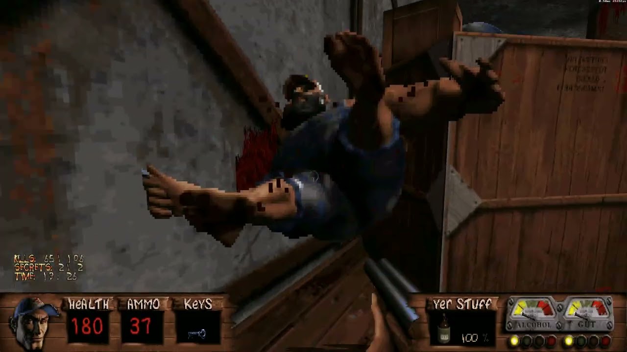 Redneck Rampage - E1L2: Lumberland (All secrets) - Killbilly