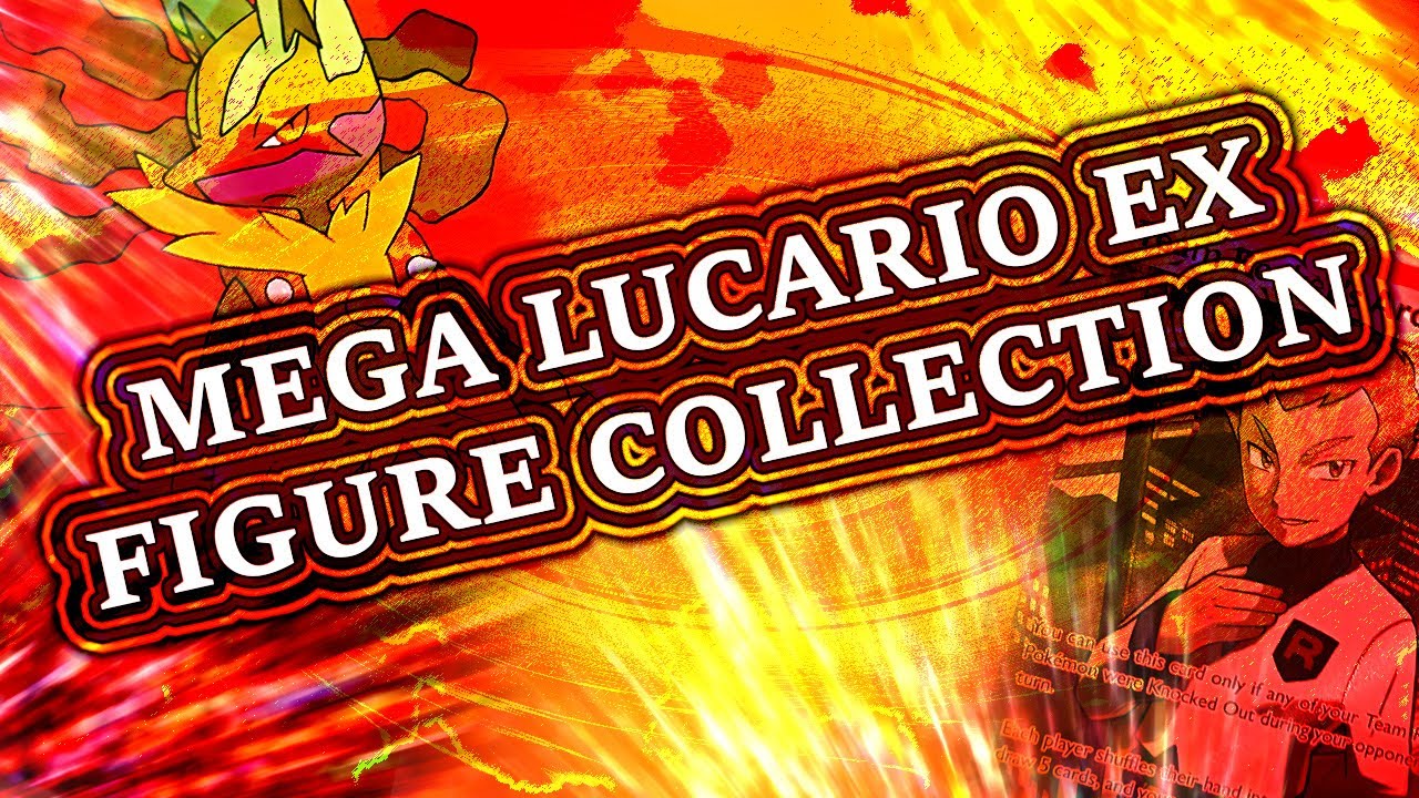 Ripping Open a Pokemon Mega Lucario EX Figure Collection Box