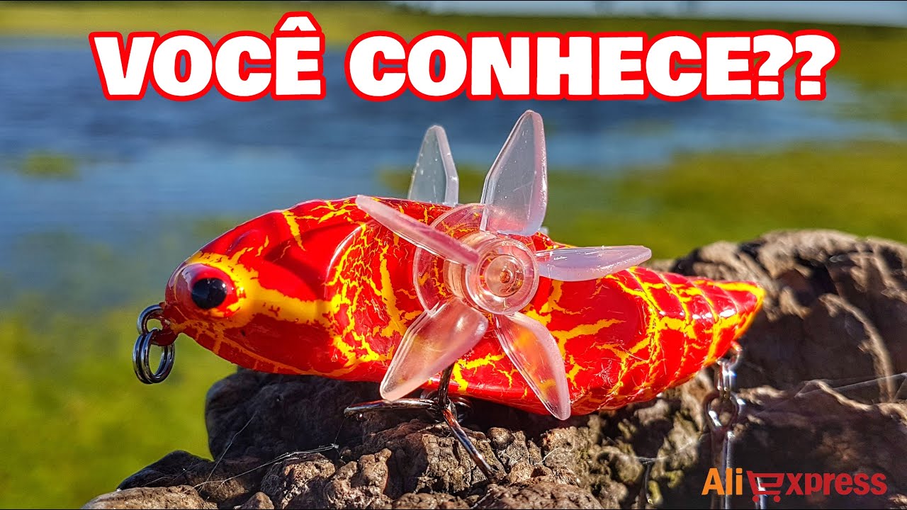 VOCÊ CONHECE ESSA ISCA?? - Isca do Aliexpress - Pescaria de traíra