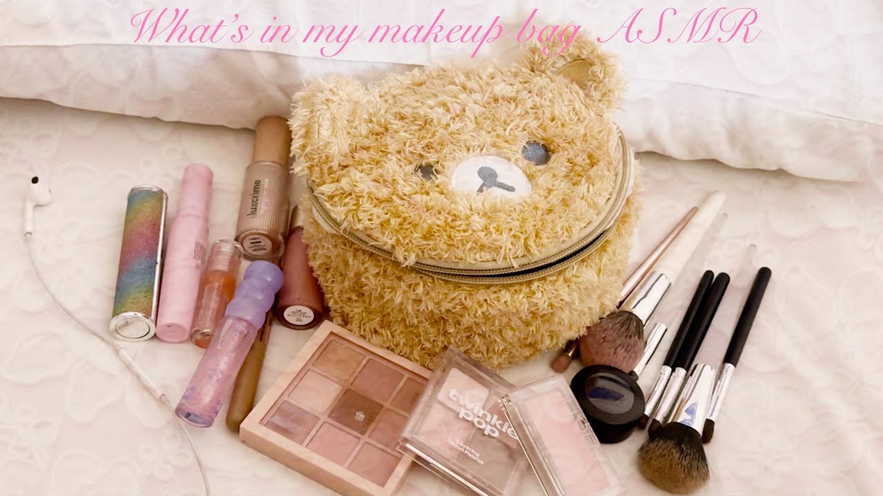 what’s in my makeup bag asmr ˙⋆✮ no talking 