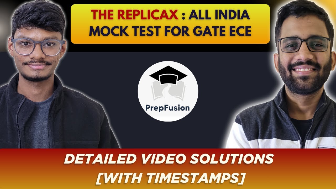 🔥ReplicaX(EC) Solutions by PrepFusion : AIMT FOR GATE