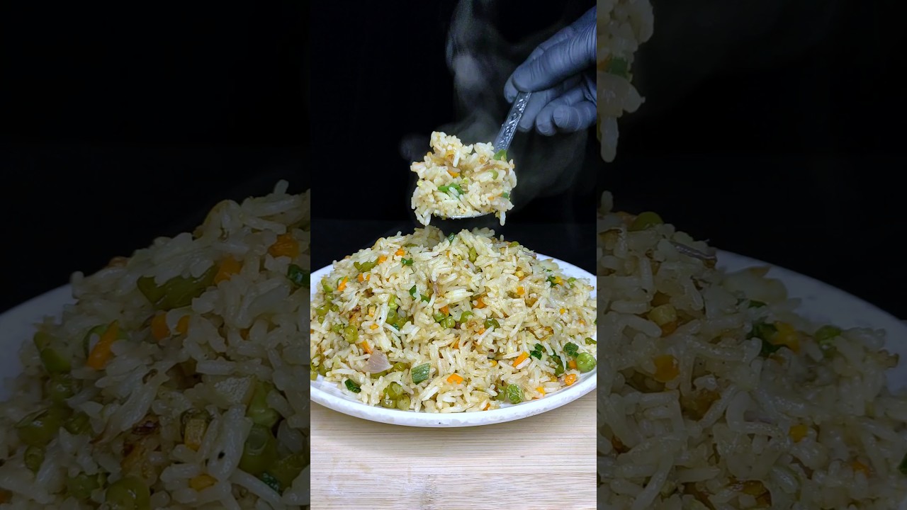 Veg Fried Rice ASMR #shorts