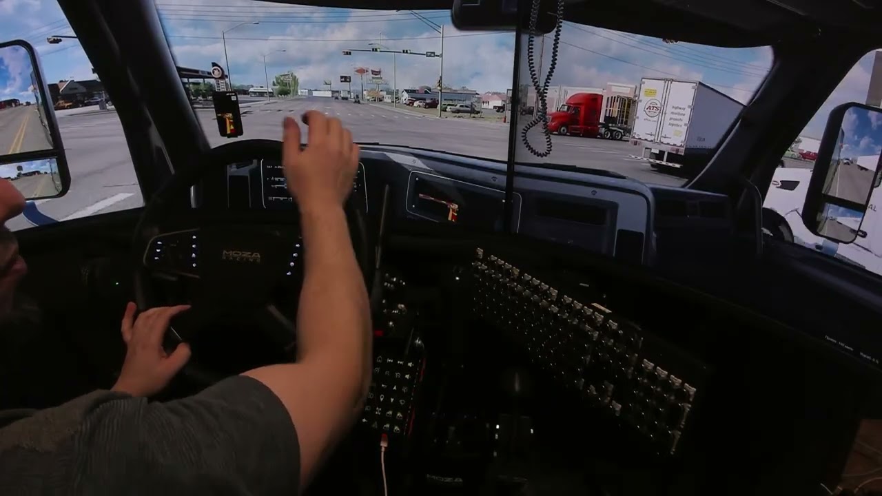 American Truck Simulator Gameplay.Realistic Driving