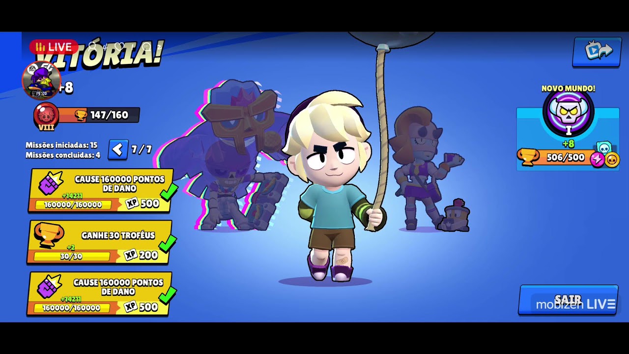 jogando brawl stars com a sofia 💜🖤